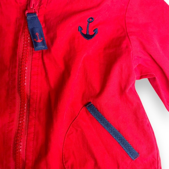 ✨RED ZIP UP RAINCOAT✨ - Picture 4 of 4